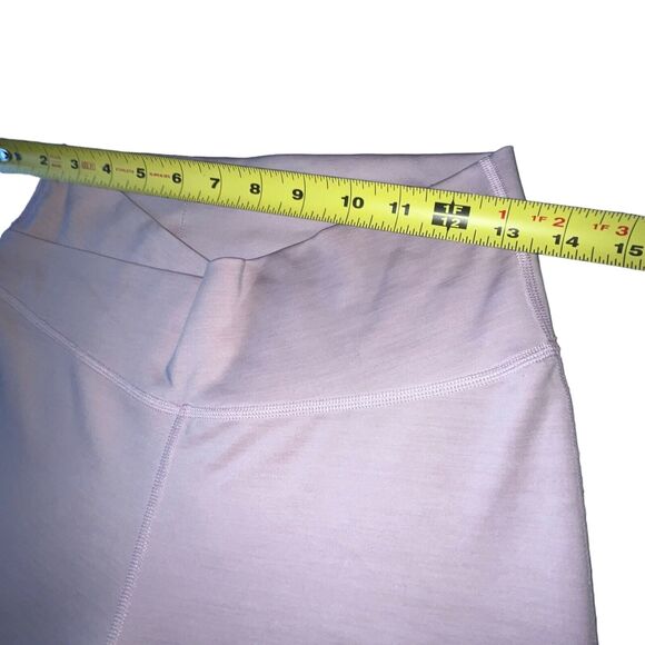 Nike Womens Yoga Wrap High Waist Leggings cj4215-516 Plum Chalk Barely Rose L - Picture 11 of 16